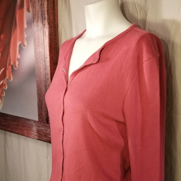 Ralph Lauren Ribbed Sweater Cardigan - Picture 4 of 8